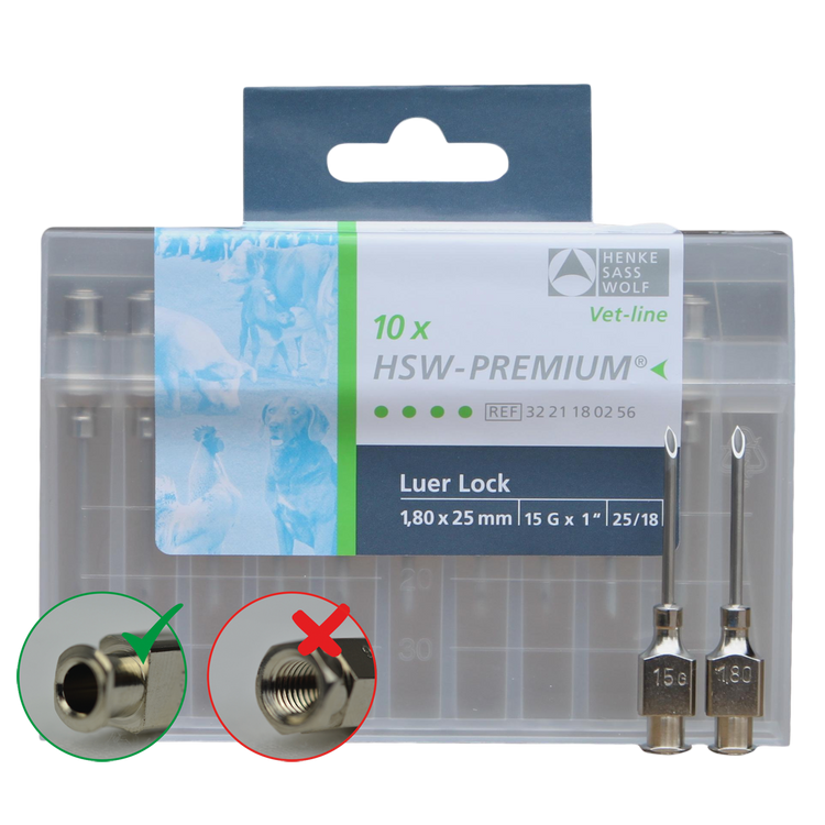 Foto van Naald Henke Luer L. 100x15 19Gx5/8en