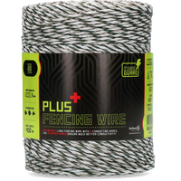 ZoneGuard 3 mm Plus afrasteringsdraad wit en groen 400 m