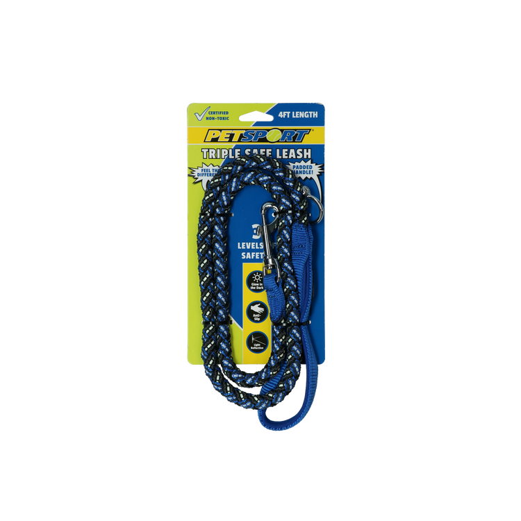 Foto van Triple Safe 4ft Leash Blauw