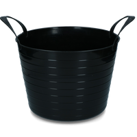 Emmer V-Trug Flexi zwart 40 l