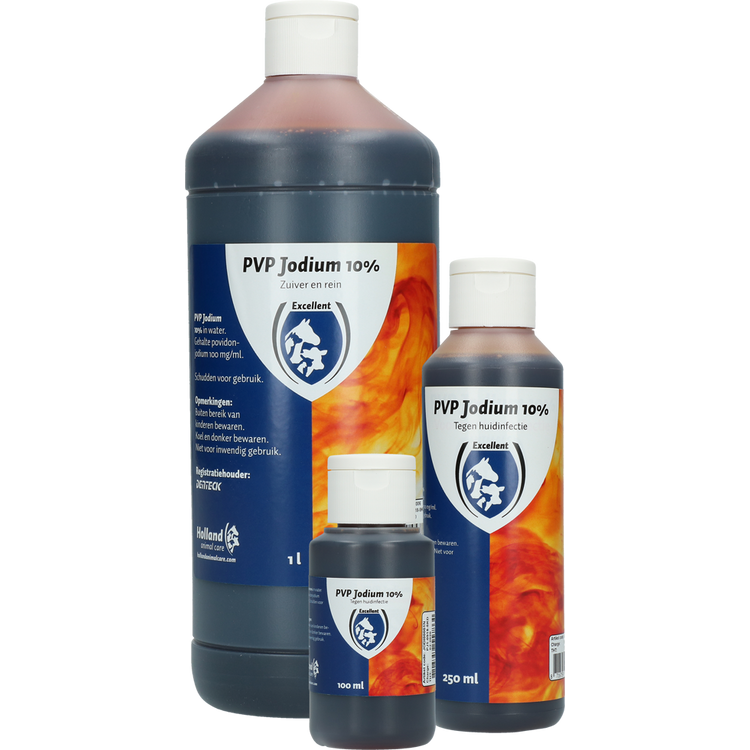 Foto van Jodium oplossing 10% pvp (100 mg per ml)