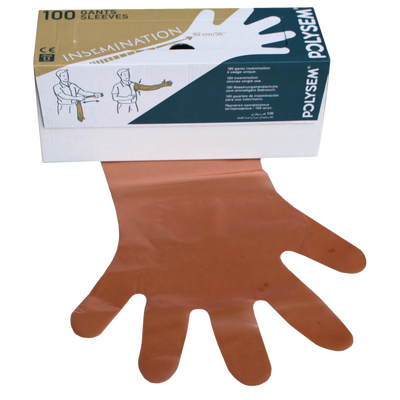 Foto van Wegwerphandschoenen Vet Oranje