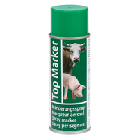 Merkspray voor vee groen