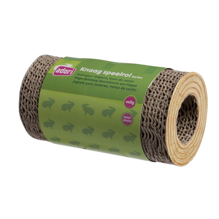 Foto van Adori Knaagspeeltje boomstam karton