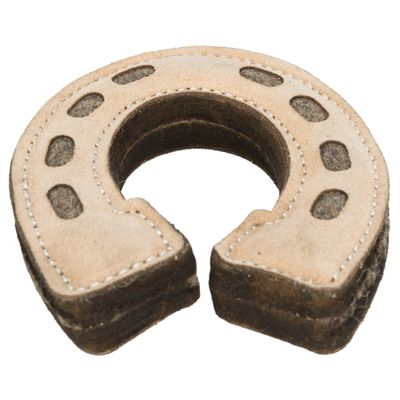 Trixie Hoefijzer leer/wol Foto van Trixie Hoefijzer leer/wol