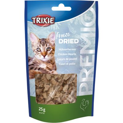 Trixie PREMIO Freeze Dried kippenharten Foto van Trixie PREMIO Freeze Dried kippenharten