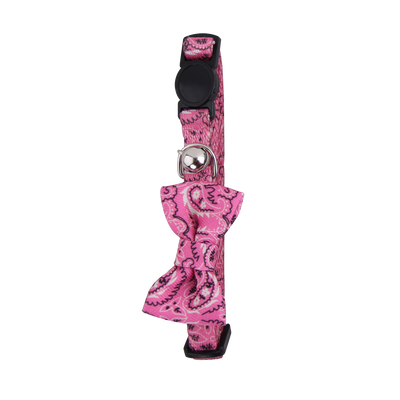 Foto van Cat collar w/Bowknot roze