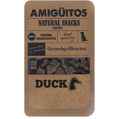Amiguitos Dogsnack Duck 100 gr. Foto van Amiguitos Dogsnack Duck 100 gr.