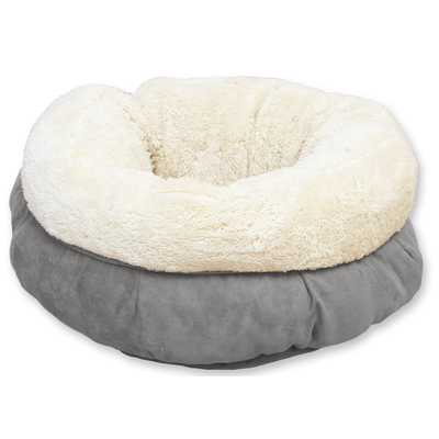 Foto van AFP Lambswool Donut Bed Grijs