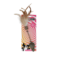 Addicted Stick with mouse and feathers