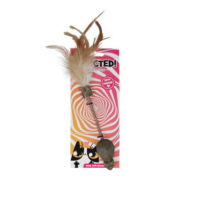 Foto van Addicted Stick with mouse and feathers