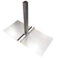 Birdshield Grondplaat RVS