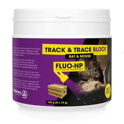 Foto van Track en Trace Block Fluo-NP (8x15g)