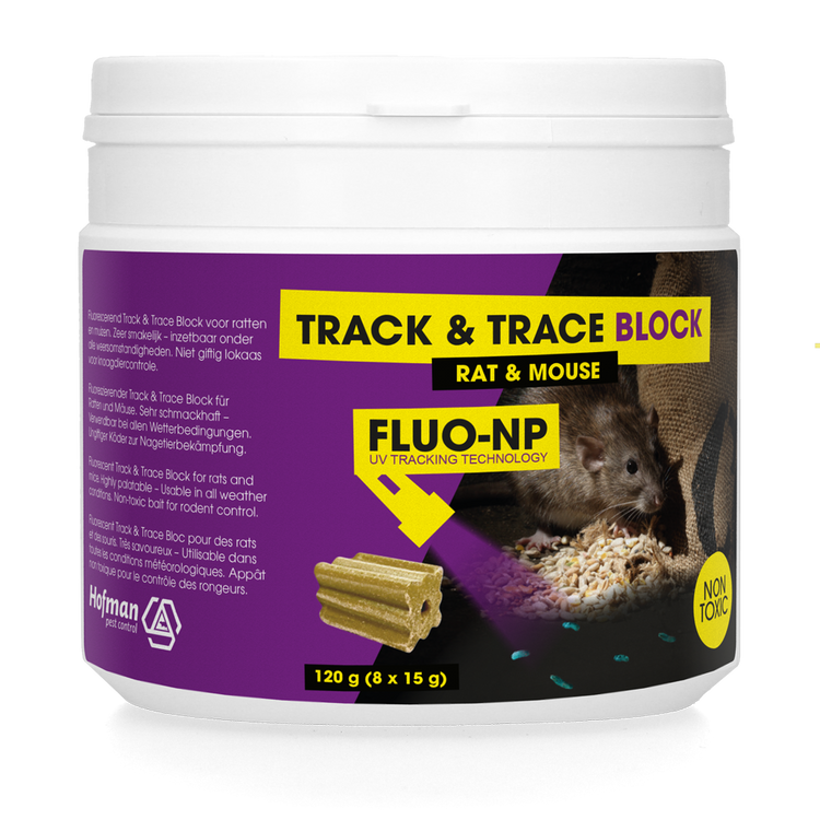 Foto van Track en Trace Block Fluo-NP (8x15g)