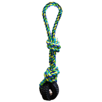 Pet Qwerks Jingle X-Tire Ball Tug en Toss Small