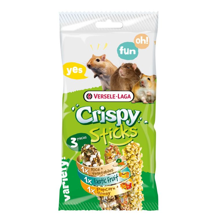 Foto van Versele-Laga Crispy Sticks triple variety pack