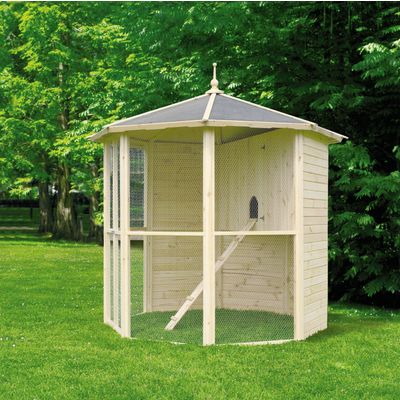 Foto van 8-hoekige Volière