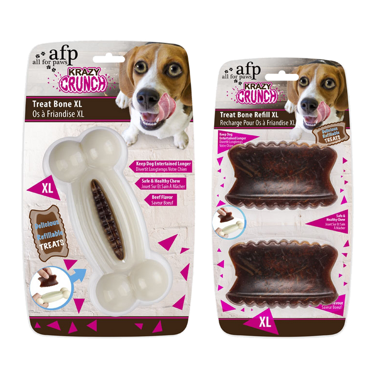 Foto van AFP Krazy Crunch-Treat Bone Refill XL 2 pack