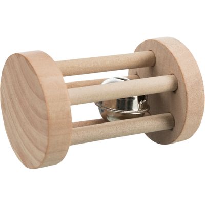 Foto van Trixie Speelrol met belletje hout - 4 stuks