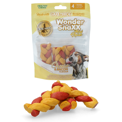 Foto van Wonder Snaxx MINI Braid kaas en spek