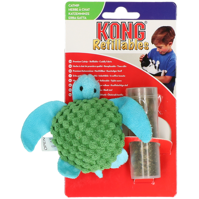 Foto van KONG Cat Refillable Catnip Turtle