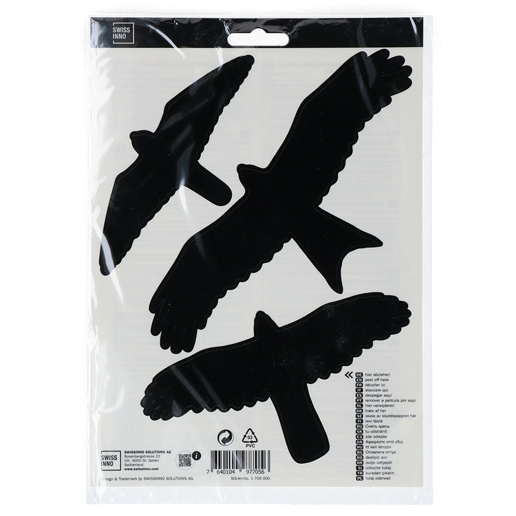 Foto van Vogelraamsticker