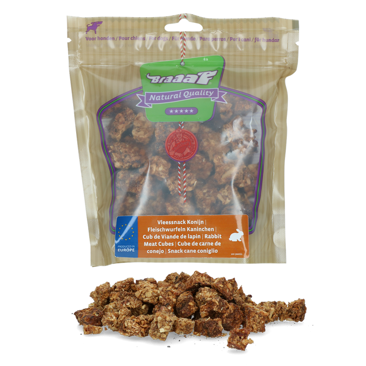 Foto van Braaaf Vleessnack Konijn