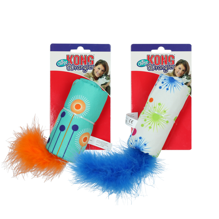 Foto van KONG Cat Wrangler Chirpz Assorted