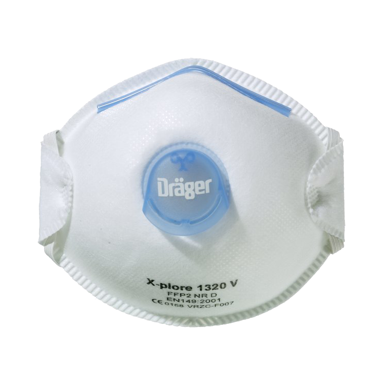 Foto van Dräger X-plore 1320 FFP2 V masker