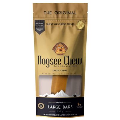 Dogsee Chew LARGE BARS 130 g. Foto van Dogsee Chew LARGE BARS 130 g.