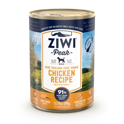 Foto van ZIWI Peak Dog Cans Chicken 390 gr.