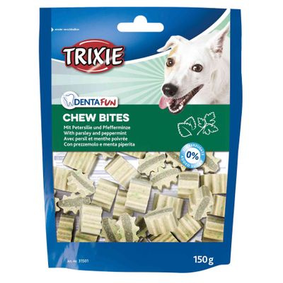 Trixie Denta Fun Chew Bites peterselie pepermunt - Foto van Trixie Denta Fun Chew Bites peterselie pepermunt -