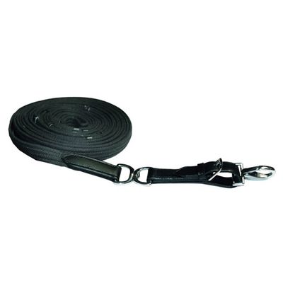 Waldhausen Longeerlijn gurtband+draaihaak Foto van Waldhausen Longeerlijn gurtband+draaihaak