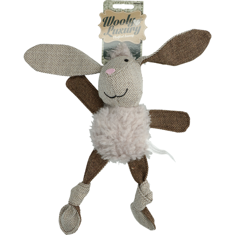 Foto van Wooly Luxury Flatfeet Konijn Grijs