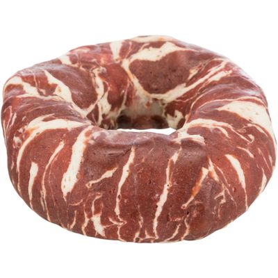 Trixie Denta Fun Marbled Beef Chewing Ring Foto van Trixie Denta Fun Marbled Beef Chewing Ring