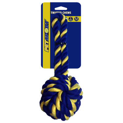 Foto van Braided Cotton Rope 28 cm Monkey Fist Large