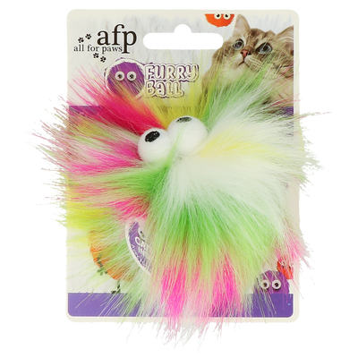 Foto van AFP Furry Fluffy Ball Yellow