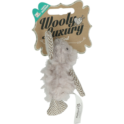Foto van Wooly Luxury Vogel Grijs