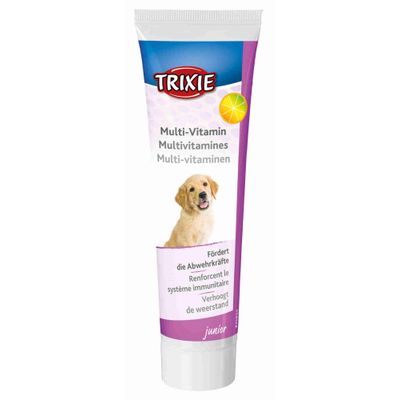Foto van Trixie Multivitamine voor puppy&amp;#039;s pasta D/FR/NL - 6 stuks