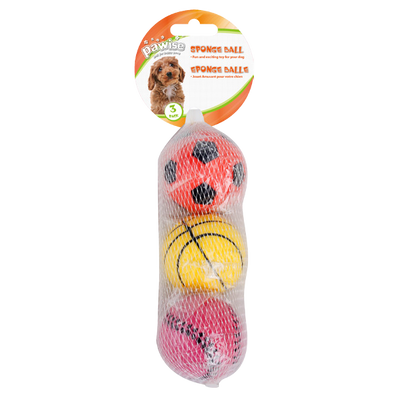 Foto van Sponge Ball 6 cm 3-pack