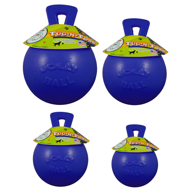 Foto van Jolly Tug-n-Toss 10 cm Blauw