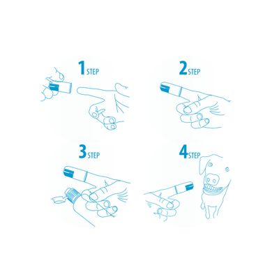 Foto van AFP Sparkle Finger Brush (6pack)