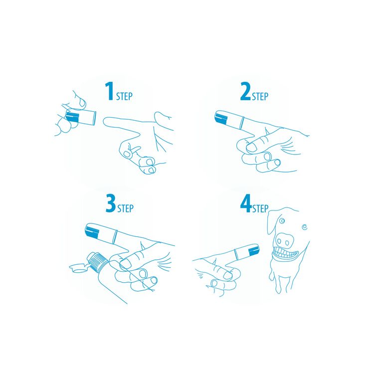 Foto van AFP Sparkle Finger Brush (6pack)