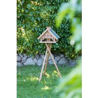 Trixie natura voederhuis m. standaard & silo grenenhout