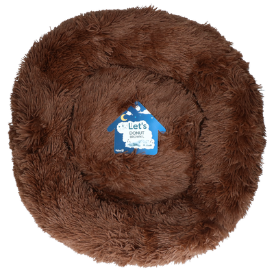 Foto van Let&#039;s Sleep Donut 60 cm Bruin