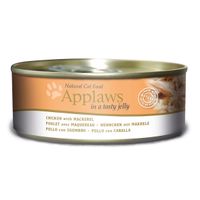Applaws Kattenvoer Blik Jelly Kip & Makreel 156 gr.