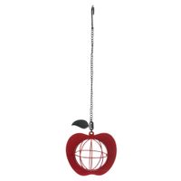 Trixie Mezenbollenhouder appel 1 bol metaal - 2 stuks