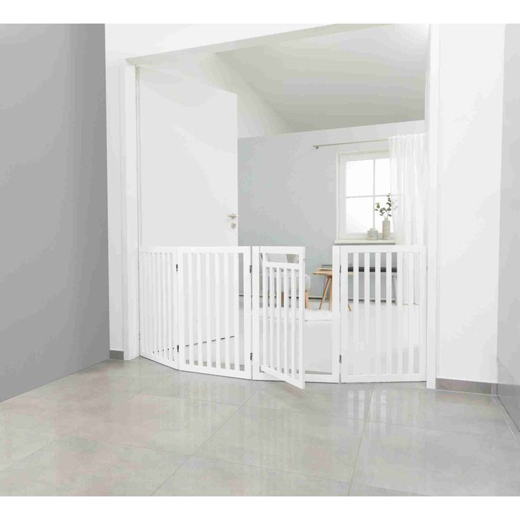 Foto van Trixie Hondenhek met deur MDF 4-delig