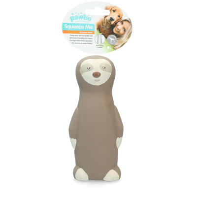 Foto van Latex toy met flesje - luiaard