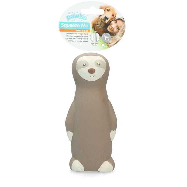 Foto van Latex toy met flesje - luiaard